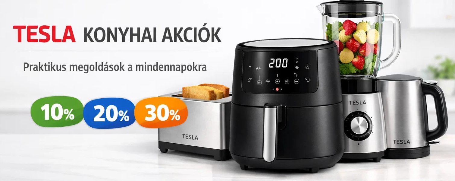 Tesla konyhai eszközök akcióban 10-20-30 kedvezménnyel