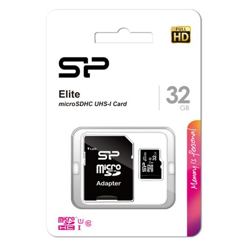 Silicon Power Elite 32GB MicroSD memóriakártya+adapter