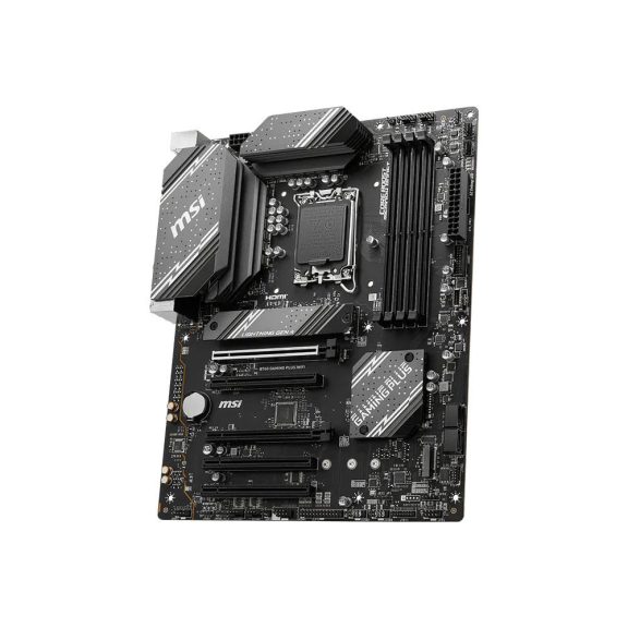 MSI B760 GAMING PLUS WIFI alaplap, LGA1700, DDR5, PCIe 4.0, WiFi 6E, ATX