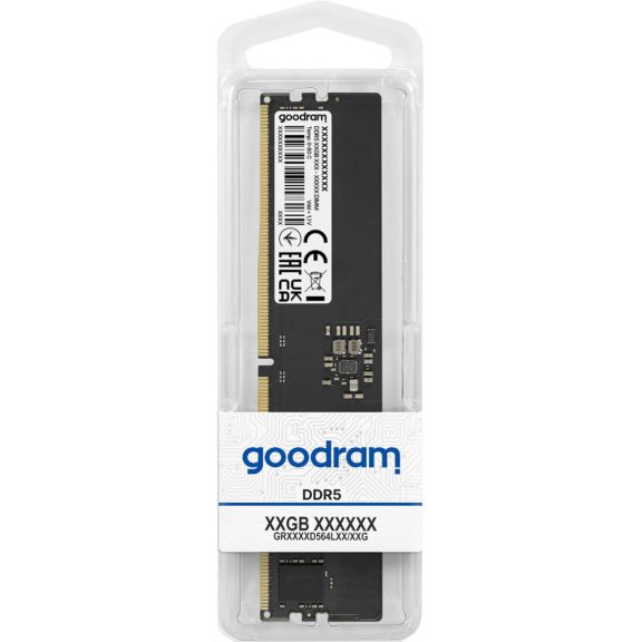 GOODRAM DDR5-5600 asztali memória, 16GB, CL46, fekete - GR5600D564L46S/16G