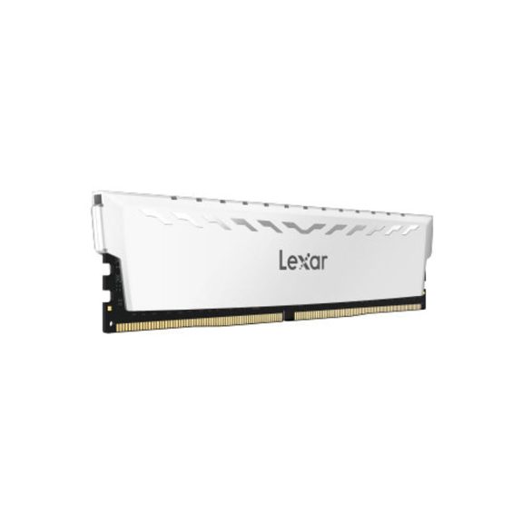 Lexar THOR DDR4-3600 asztali memória, 32GB (2x16GB kit), CL18, hűtőborda, fehér - LD4BU016G-R3600GDWG