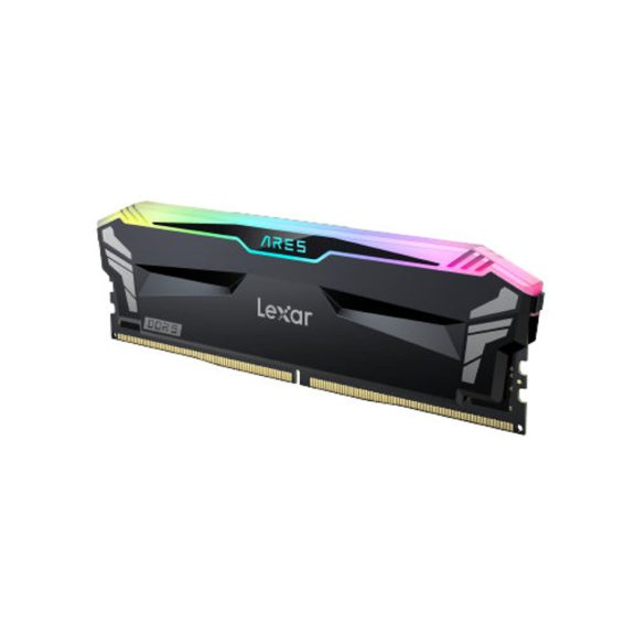 Lexar ARES RGB DDR5-6400 asztali memória, 32GB (2x16GB kit), RGB, fekete - LD5EU016G-R6400GDLA