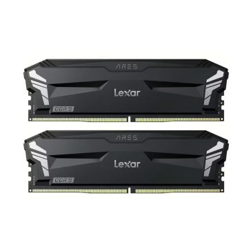   Lexar ARES DDR5-6000 asztali memória, 32GB (2x16GB kit), CL30, fekete - LD5U16G60C300A-RGD