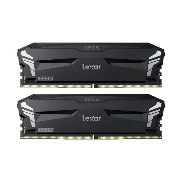 Lexar ARES DDR5-6000 asztali memória, 32GB (2x16GB kit), CL30, fekete - LD5U16G60C300A-RGD