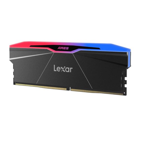 Lexar ARES RGB 2nd Gen DDR5-6000 asztali memória, 32GB (2x16GB kit), CL30, RGB, fekete - LD5U16G60C30BR-RGD