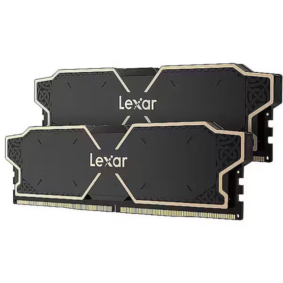 Lexar THOR RGB DDR5-6000 asztali memória, 32GB (2x16GB), RGB, fekete - LD5U16G60C38BG-RGD