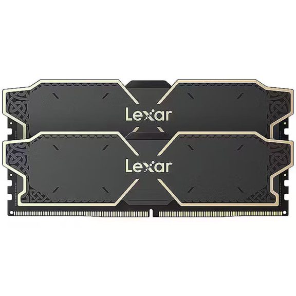 Lexar THOR RGB DDR5-6000 asztali memória, 32GB (2x16GB), RGB, fekete - LD5U16G60C38BG-RGD
