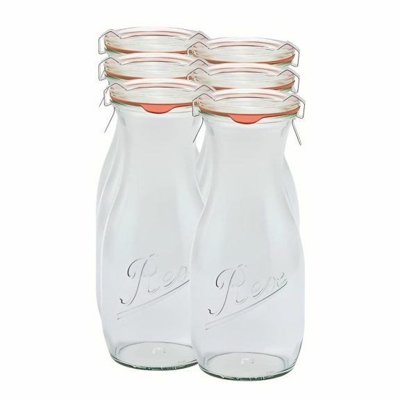 Rex prémium vintage smoothie és gyümölcslé üveg 500 ml, 6 darabos készlet