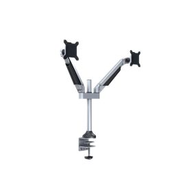   Multibrackets M VESA Gas Lift Arm Dual Silver asztali monitortartó kar, 2x15-32", monitoronként max. 10 kg, ezüst