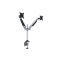Multibrackets M VESA Gas Lift Arm Dual Silver asztali monitortartó kar, 2x15-32", monitoronként max. 10 kg, ezüst