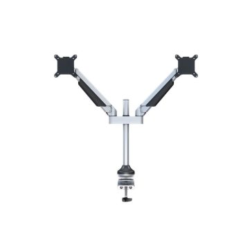  Multibrackets M VESA Gas Lift Arm Dual Silver asztali monitortartó kar, 2x15-32", monitoronként max. 10 kg, ezüst