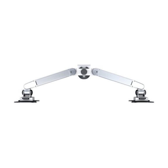 Multibrackets M VESA Gas Lift Arm Dual Silver asztali monitortartó kar, 2x15-32", monitoronként max. 10 kg, ezüst