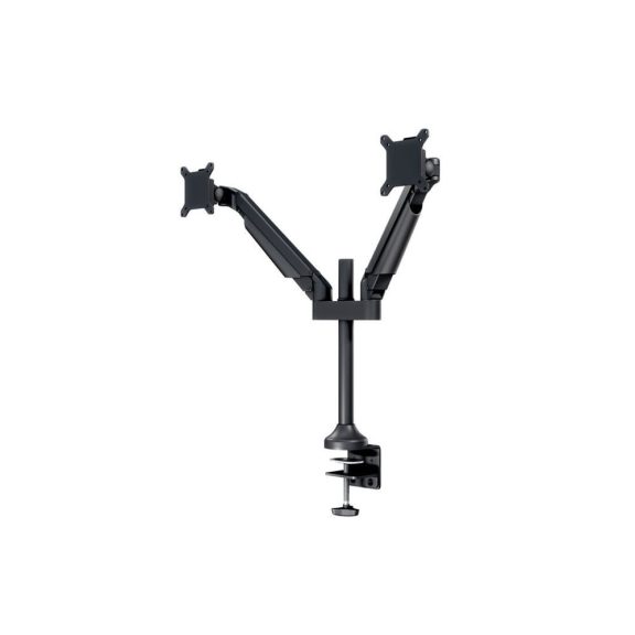 Multibrackets M VESA Gas Lift Arm Dual Black asztali monitortartó kar, 2x15-32", monitoronként max. 10 kg, fekete