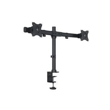   Multibrackets M Desktopmount Basic Dual asztali monitortartó állvány, 2x15-27", monitoronként max. 8 kg, fekete