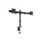 Multibrackets M Desktopmount Basic Dual asztali monitortartó állvány, 2x15-27", monitoronként max. 8 kg, fekete