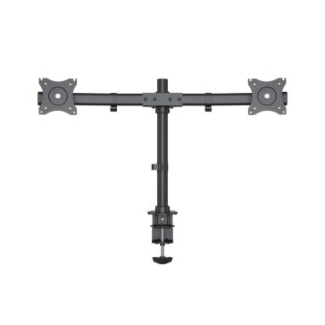   Multibrackets M Desktopmount Basic Dual asztali monitortartó állvány, 2x15-27", monitoronként max. 8 kg, fekete