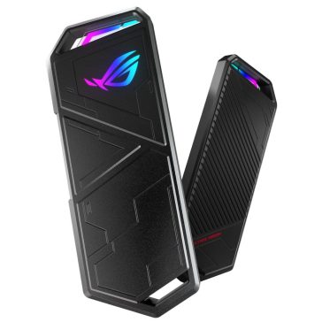   ASUS ROG STRIX ARION M.2 NVMe SSD ház, USB-C 3.2 Gen2, Aura Sync, szerszámmentes, fekete