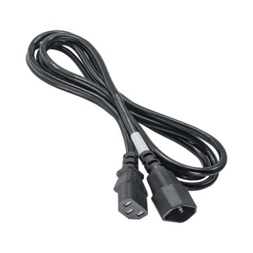   Akyga AK-PC-03A tápkábel, 1.8 m, IEC C14-C13, 10 A, fekete - AK-PC-03A