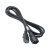 Akyga AK-PC-03A tápkábel, 1.8 m, IEC C14-C13, 10 A, fekete - AK-PC-03A