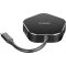 D-Link DUB-M420 4 az 1-ben USB-C hub, 2x USB 3.0, HDMI 4K 30 Hz, USB-C PD 60 W