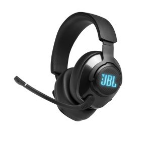   JBL Quantum 400 vezetékes gamer fejhallgató, QuantumSURROUND, USB, Discord tanúsítvány, fekete