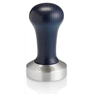   DeLonghi DLSC058 kávétömörítő, kalibrált, rozsdamentes acél alap, fa markolat