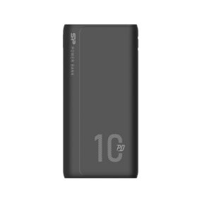   Silicon Power QP15 Power Bank, 10000mAh, USB-C PD 18W, 2x USB-A QC3.0, háromportos gyorstöltés, fekete