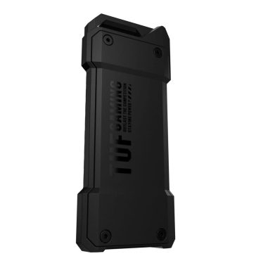   ASUS TUF Gaming A1 M.2 SSD ház, USB-C 3.2 Gen2, NVMe és SATA, IP68, strapabíró, fekete