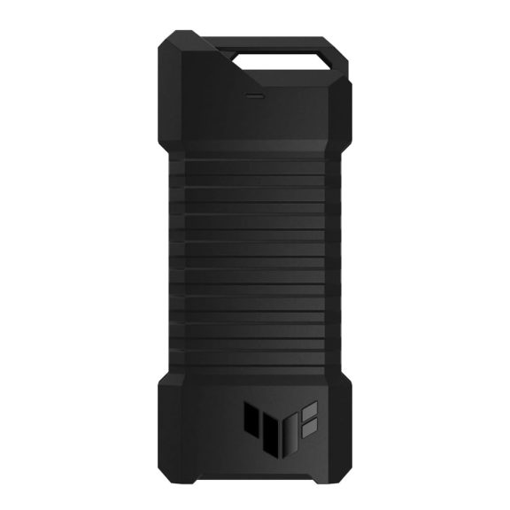 ASUS TUF Gaming A1 M.2 SSD ház, USB-C 3.2 Gen2, NVMe és SATA, IP68, strapabíró, fekete