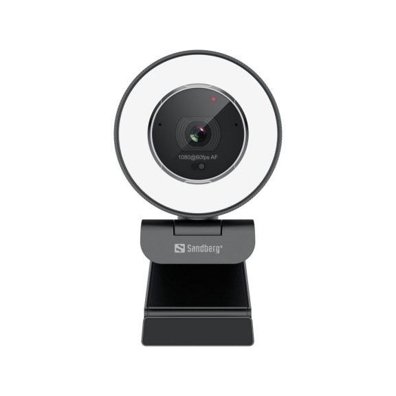 Sandberg Streamer USB Webcam Pro Elite webkamera, 2K felbontás, autofókusz, fekete