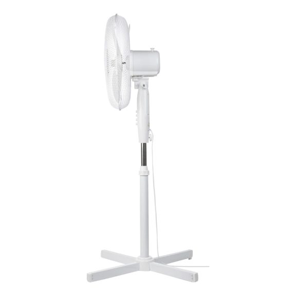NORDIC HOME FT-530 álló ventilátor, 410 mm, 3 fokozat, oszcilláló, billenthető, fehér