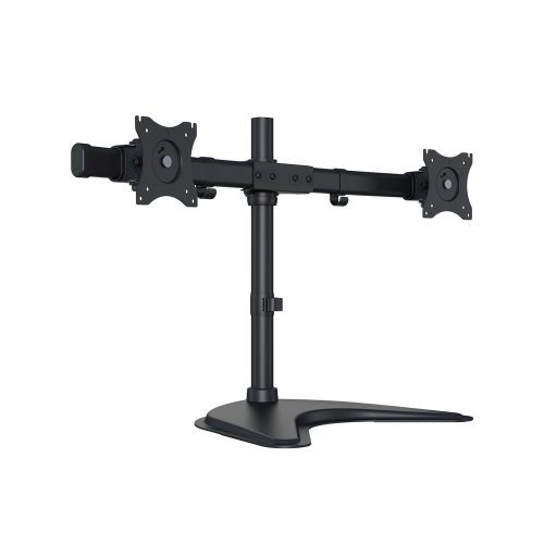 Multibrackets M Deskstand Basic Dual asztali monitortartó állvány, 2x15-27", monitoronként max. 8kg, fekete