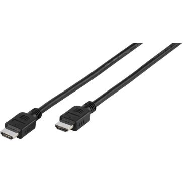 Blackbird HDMI kábel, HDMI apa - HDMI apa, 1m, 2K, fekete