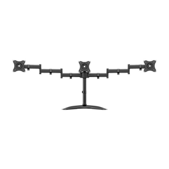 Multibrackets M Deskstand Basic Triple asztali monitortartó állvány, 3x15-27", monitoronként max. 8kg, fekete
