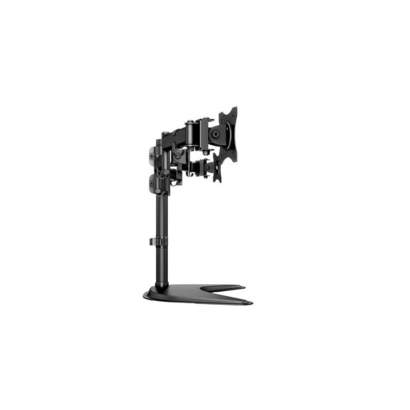Multibrackets M Deskstand Basic Triple asztali monitortartó állvány, 3x15-27", monitoronként max. 8kg, fekete