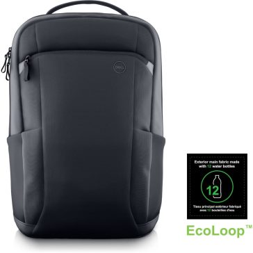   Dell Pro 14-16 Plus EcoLoop Slim laptop hátizsák, 16" laptop rekesz, újrahasznosított anyag, fekete - CP5724S
