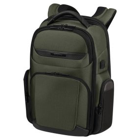  Samsonite Pro-DLX 6 Verde bővíthető laptop hátizsák, 15,6", USB port, RFID védelem, zöld - 147137-1388