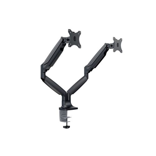 Multibrackets M Deskmount Gas Spring Dual monitortartó kar, 2x15-30", monitoronként 1-9kg, fekete