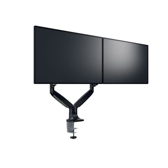 Multibrackets M Deskmount Gas Spring Dual monitortartó kar, 2x15-30", monitoronként 1-9kg, fekete