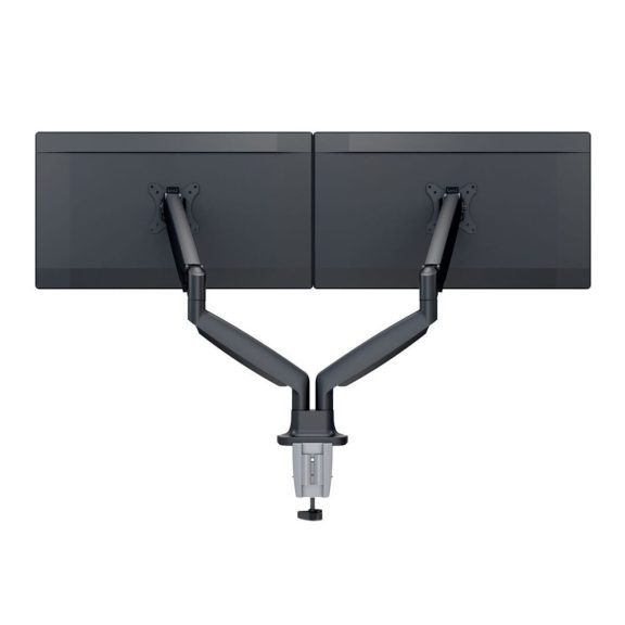 Multibrackets M Deskmount Gas Spring Dual monitortartó kar, 2x15-30", monitoronként 1-9kg, fekete