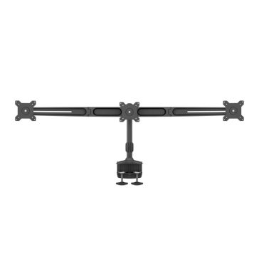   Multibrackets M VESA Desktopmount Triple Desk Clamp monitortartó állvány, 3x15-24", monitoronként max. 8kg, fekete