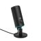 JBL Quantum Stream USB kondenzátormikrofon, 2 x 14 mm, 96 kHz, kardioid/körsugárzó, RGB, fekete
