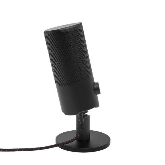 JBL Quantum Stream USB kondenzátormikrofon, 2 x 14 mm, 96 kHz, kardioid/körsugárzó, RGB, fekete