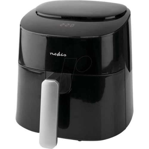 Nedis KAAF160BK forrólevegős légkeveréses sütő,4,2 L, időzítő: 240 perc, digitális, 1500W, 8 program