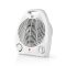 Nedis HTFA13CWT fehér ventilátoros hősugárzó 1000/2000 W teljesítménnyel.