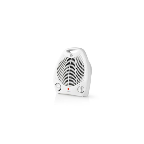 Nedis HTFA13CWT fehér ventilátoros hősugárzó 1000/2000 W teljesítménnyel.