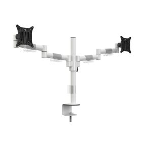   Multibrackets M VESA Deskmount Officeline Dual asztali monitortartó, 2x15-30", monitoronként max. 8kg, fehér