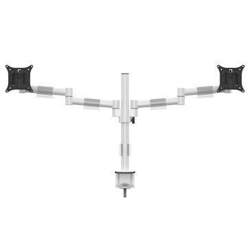   Multibrackets M VESA Deskmount Officeline Dual asztali monitortartó, 2x15-30", monitoronként max. 8kg, fehér