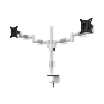   Multibrackets M VESA Deskmount Officeline Dual asztali monitortartó, 2x15-30", monitoronként max. 8kg, fehér