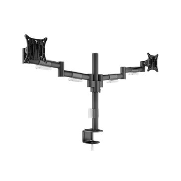   Multibrackets M VESA Deskmount Officeline Dual asztali monitortartó, 2x15-30", monitoronként max. 7,5kg, fekete